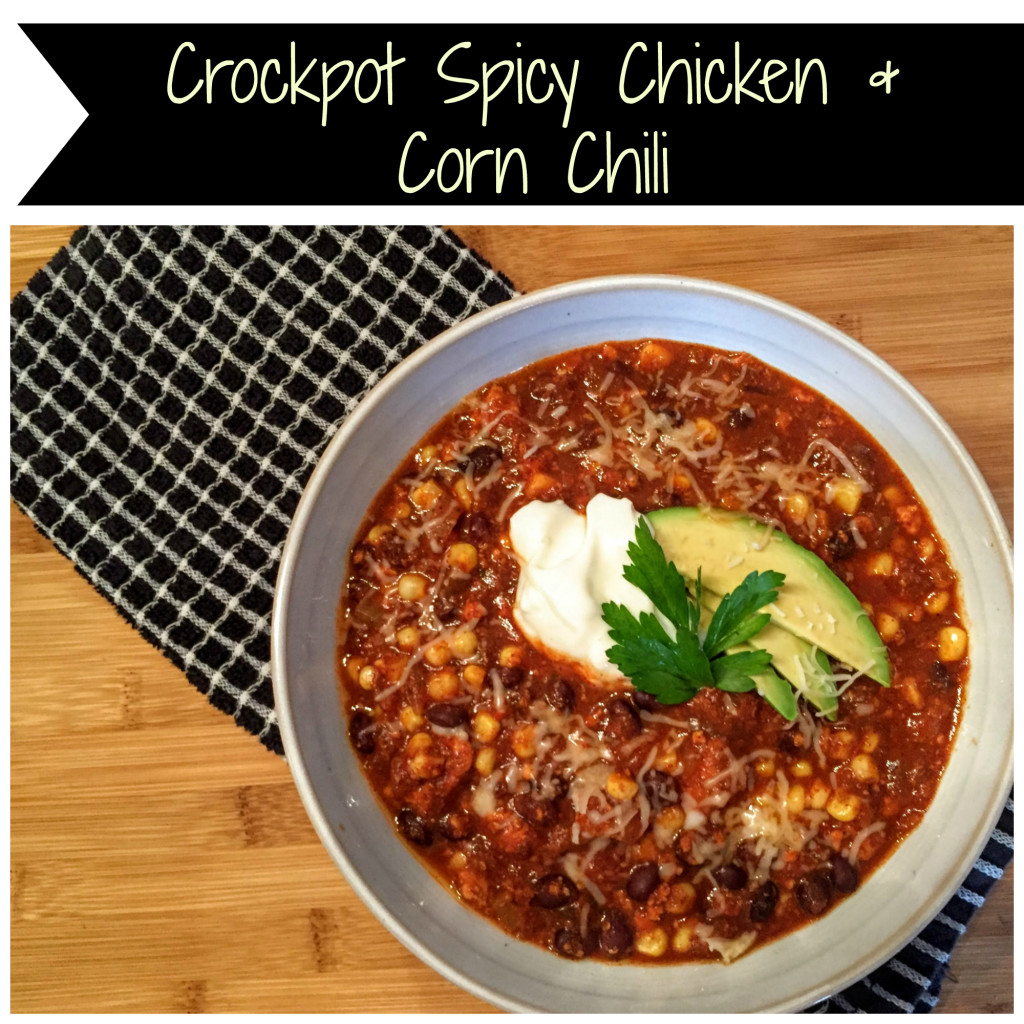 Crockpot Spicy Chicken & Corn Chili