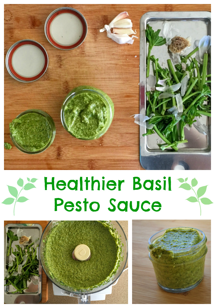Healthier Basil Pesto Sauce - Pinterest