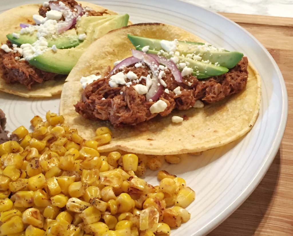 Slow Cooker Mole Chicken Tacos 3