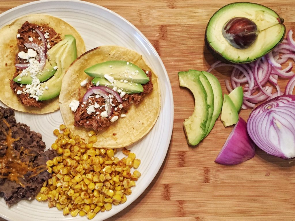 Slow Cooker Mole Chicken Tacos 2