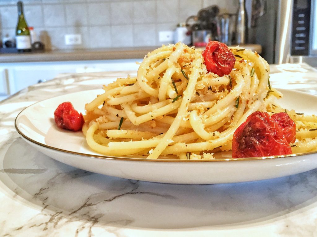 Bucatini Pasta with Rosemary