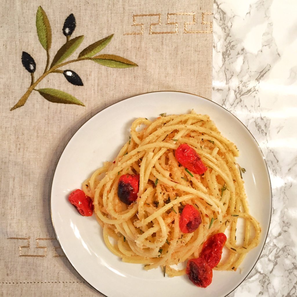 Bucatini Pasta with Rosemary