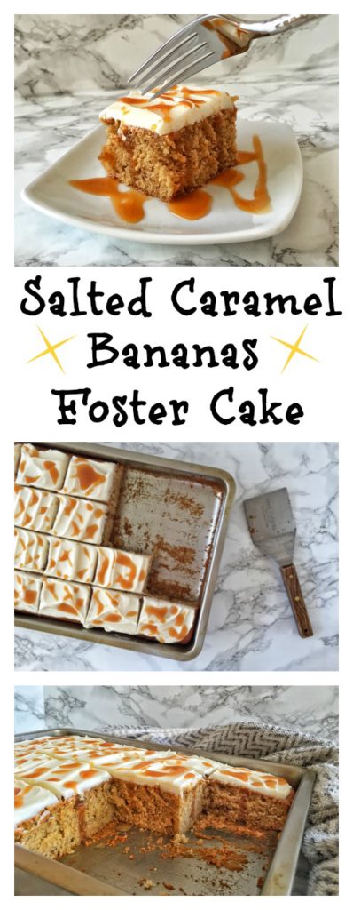 Salted Caramel Bananas Foster Cake - Pinterest