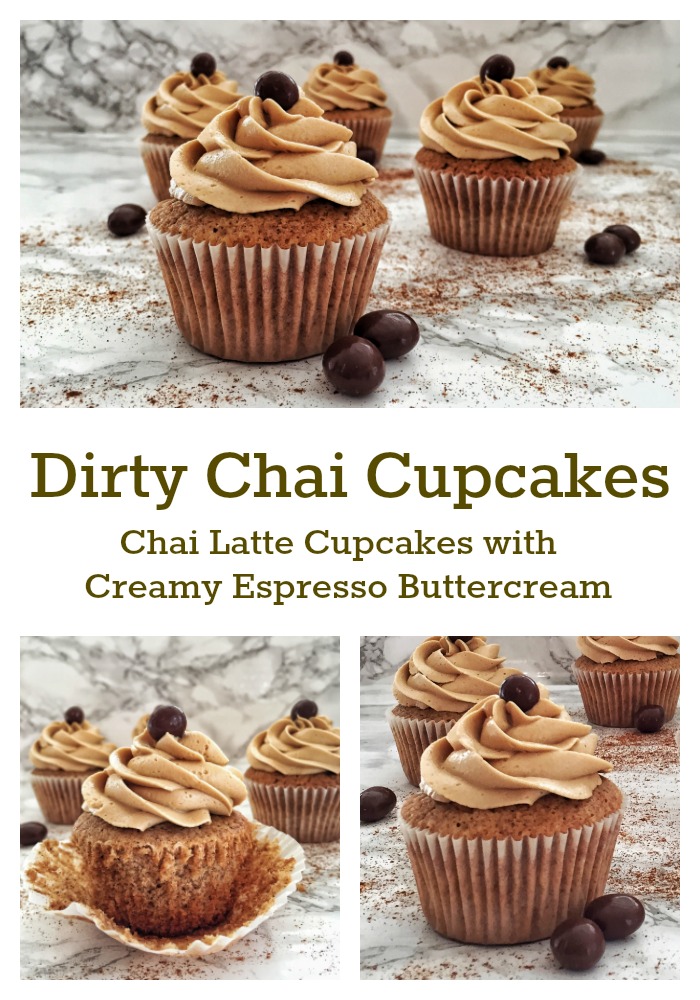 Dirty Chai Cupcakes