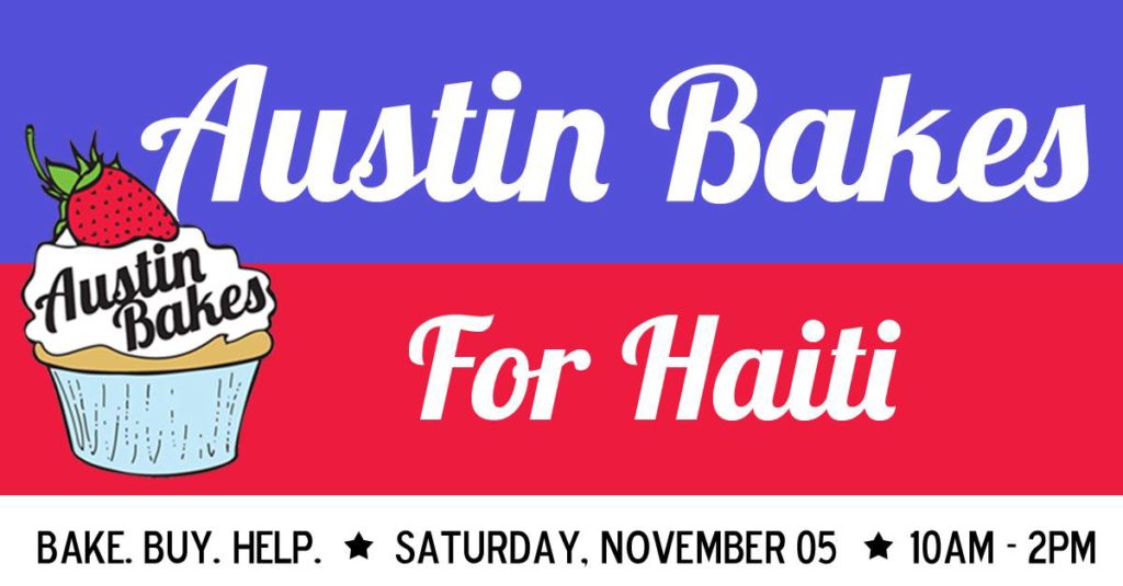 Austin Bakes for Haiti Banner