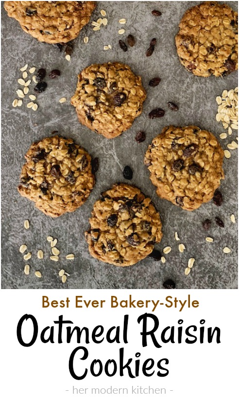 Best Ever Oatmeal Raisin Cookies