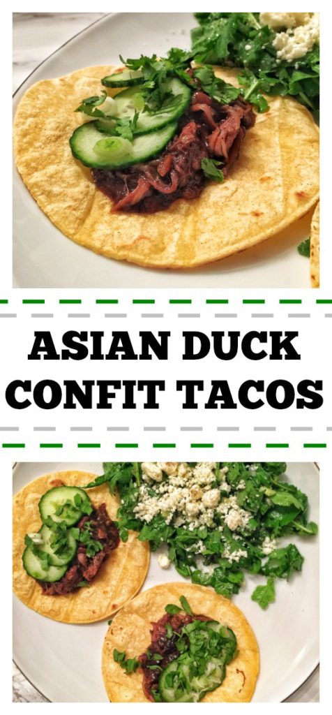 Asian Duck Confit Tacos Pinterest