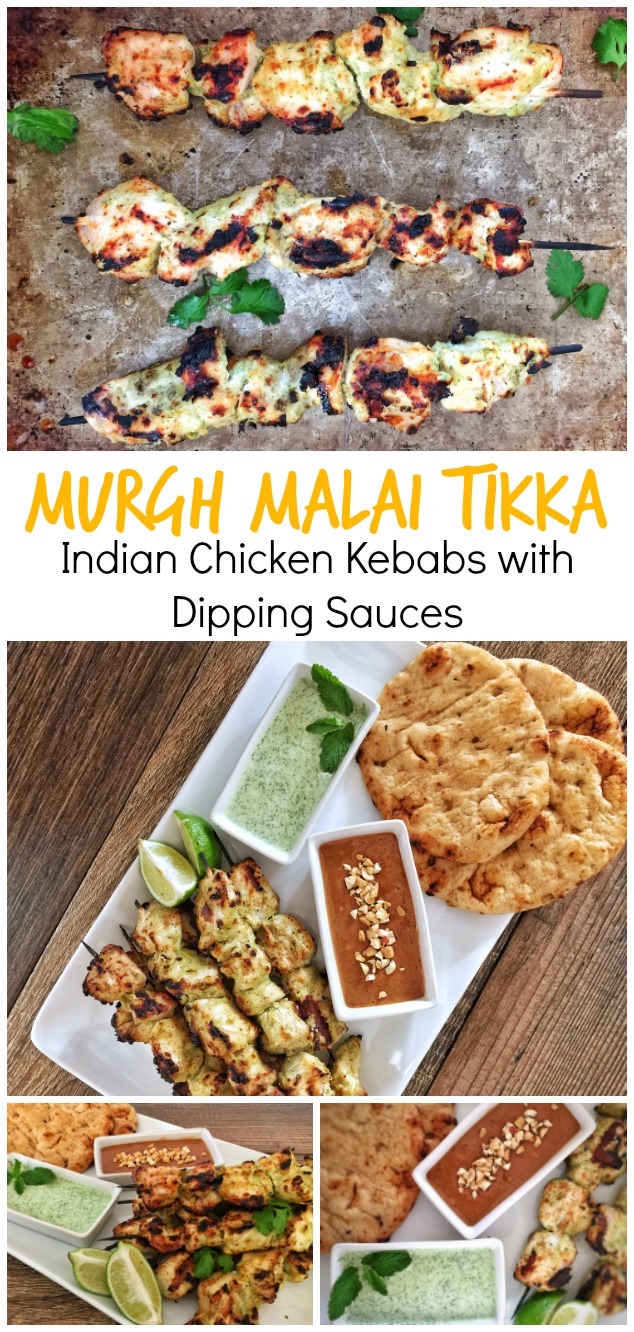 Murgh Malai Tikka Kebabs Pinterest
