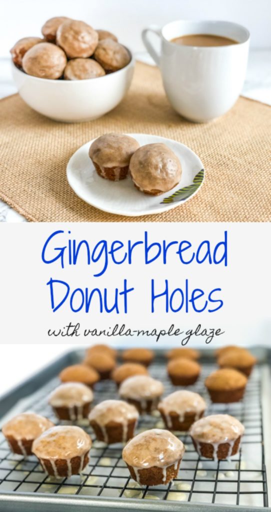 Gingerbread Donut Holes Pinterest