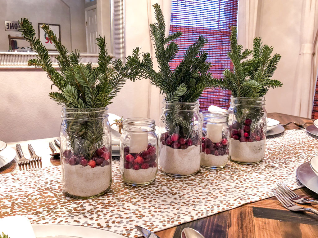 Modern Holiday Table Setting