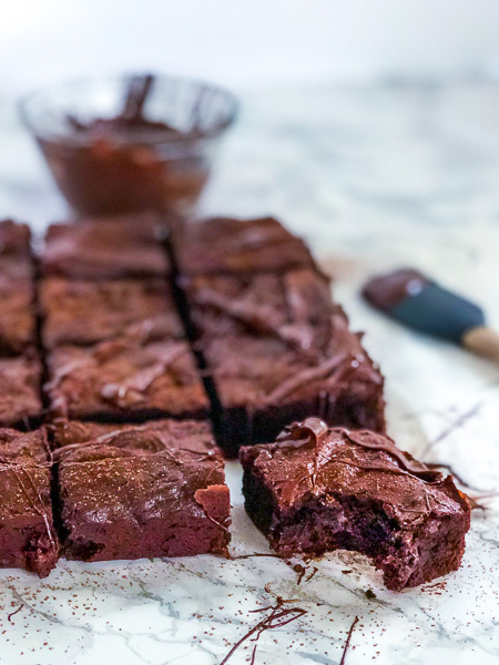 Boozy Rumchata Brownies Bite