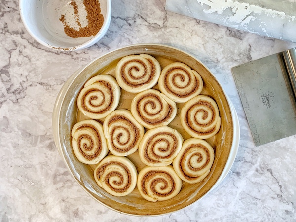 Cinnamon Rolls Rolled Out