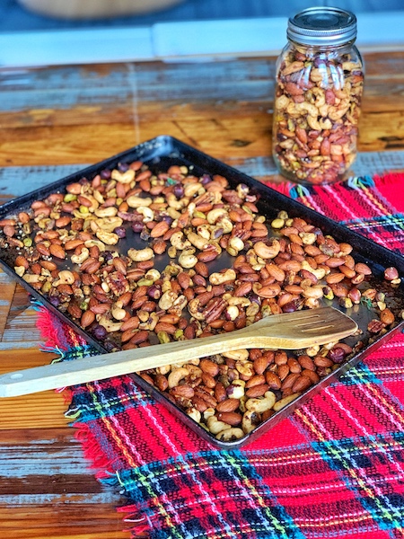 Rosemary Thyme Roasted Nuts
