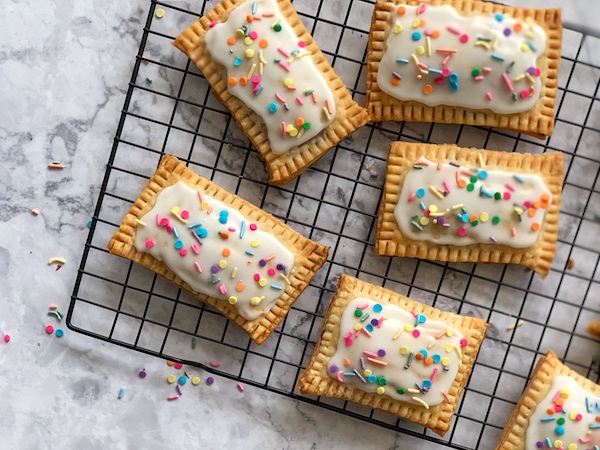 Berry Chia Jam Pop Tarts Frosted