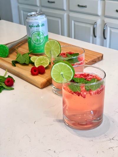 Raspberry Lime Mojito