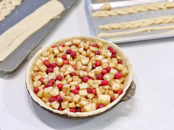 Cranberry Pear Ginger Pie Filling