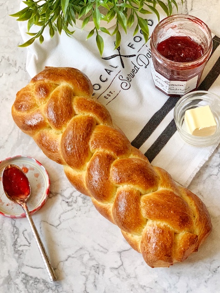 Challah Bread Baked