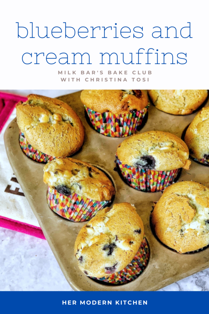 Blueberries and Cream Muffins Pin