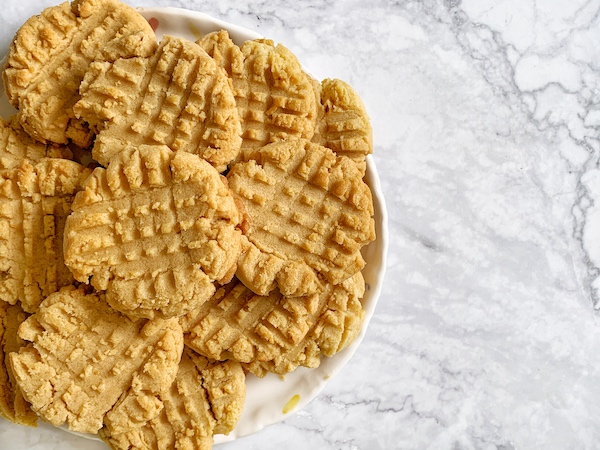 Everyday Peanut Butter Cookie plated